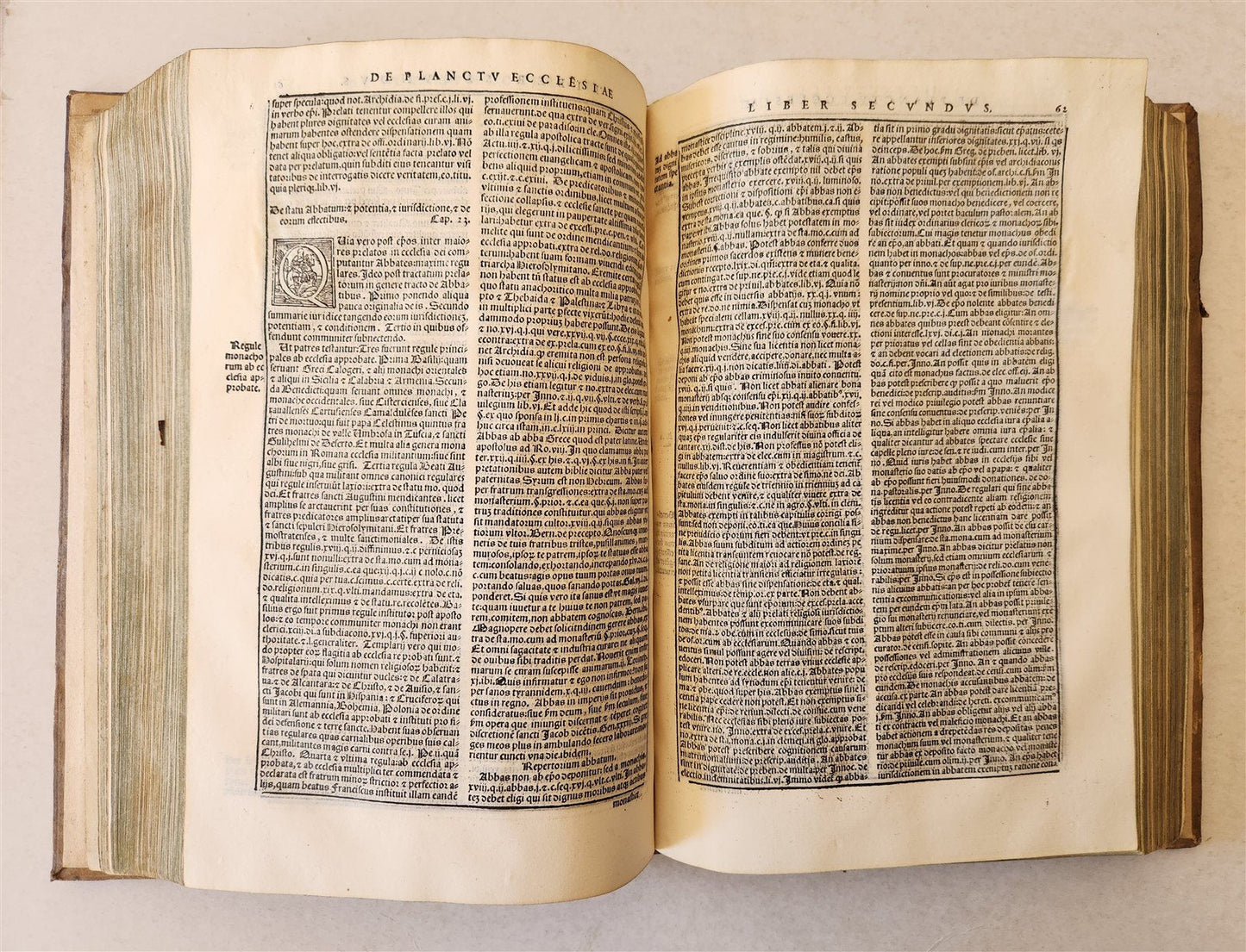 1560 CANON LAW WORK by GALICIAN LAWYER ALVARO PELAYO antique PIGSKIN BOUND FOLIO