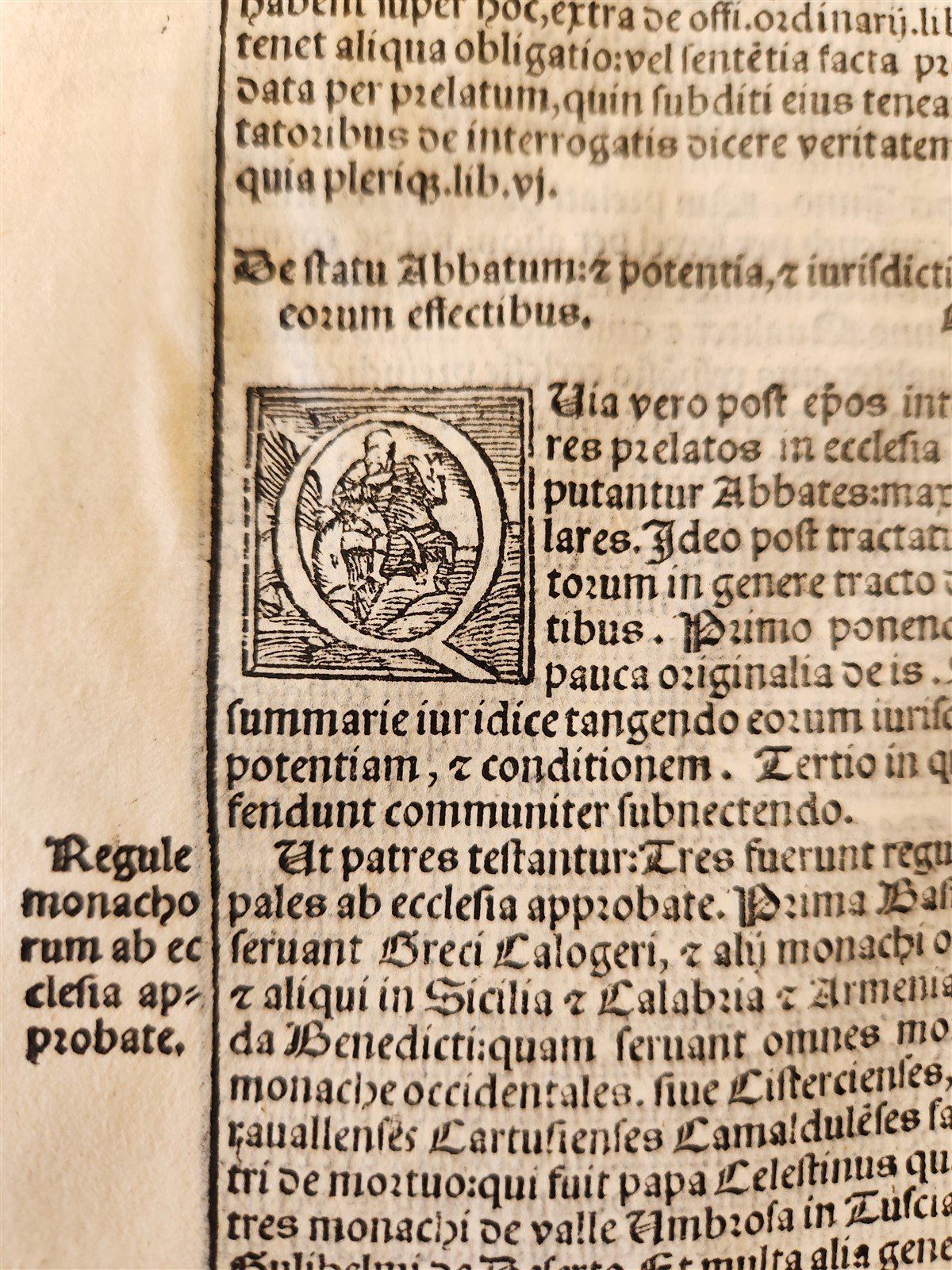 1560 CANON LAW WORK by GALICIAN LAWYER ALVARO PELAYO antique PIGSKIN BOUND FOLIO