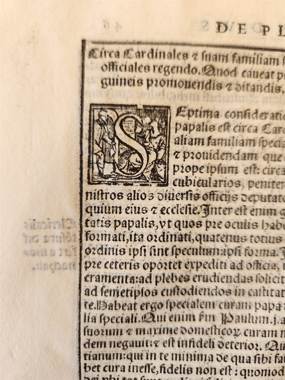 1560 CANON LAW WORK by GALICIAN LAWYER ALVARO PELAYO antique PIGSKIN BOUND FOLIO