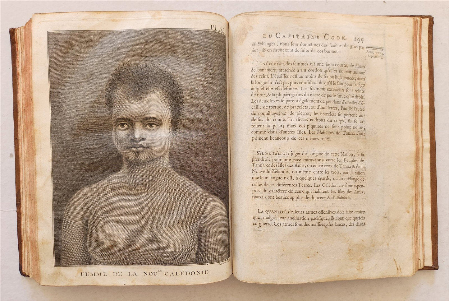 1778 CAPTAIN COOK SECOND VOYAGE 5 VOLUMES antique ILLUSTRATED w/66 PLATES French