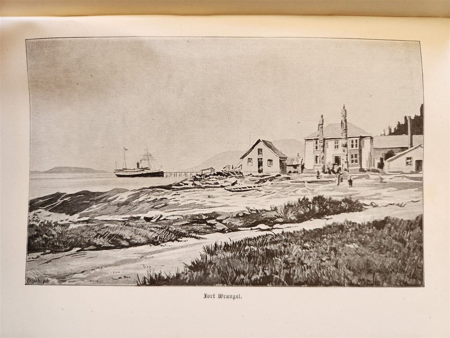 1897 Auf nach ALASKA by J. Moller antique ILLUSTRATED in GERMAN