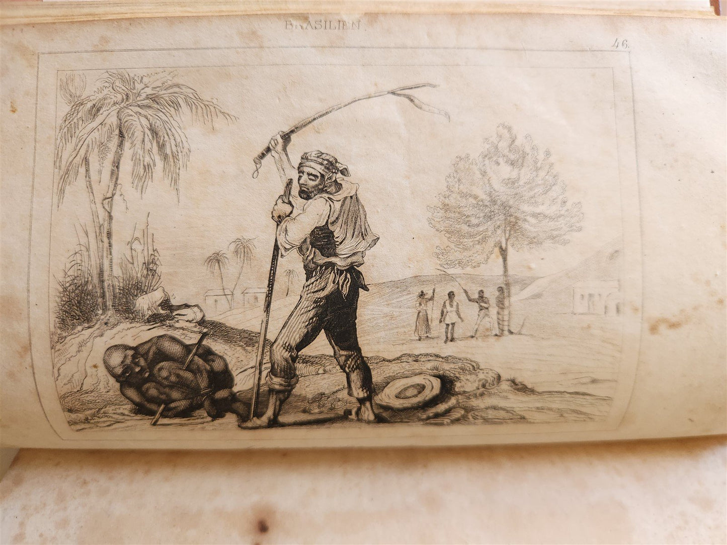 1838 BRAZIL antique ILLUSTRATED in GERMAN