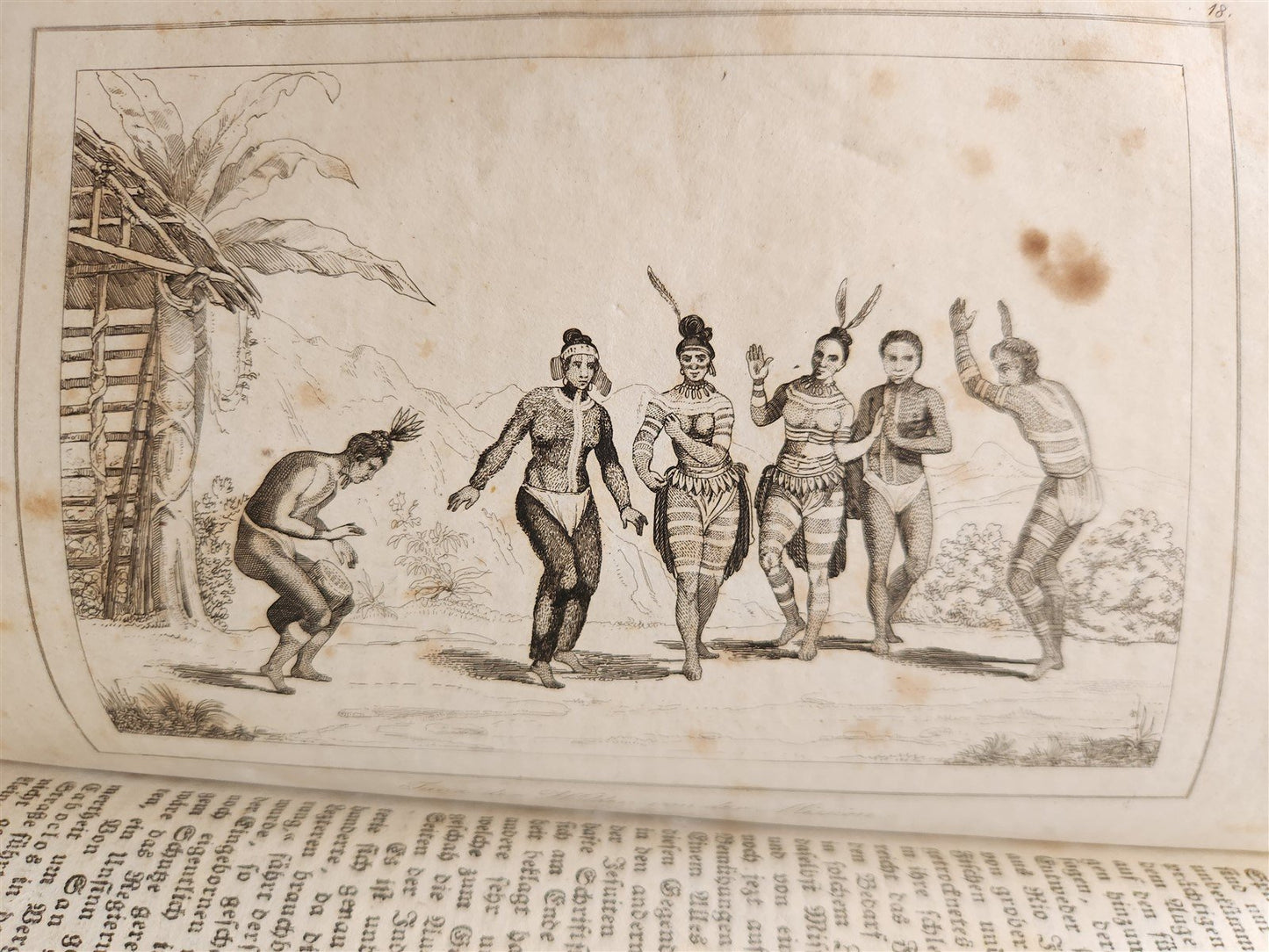 1838 BRAZIL antique ILLUSTRATED in GERMAN