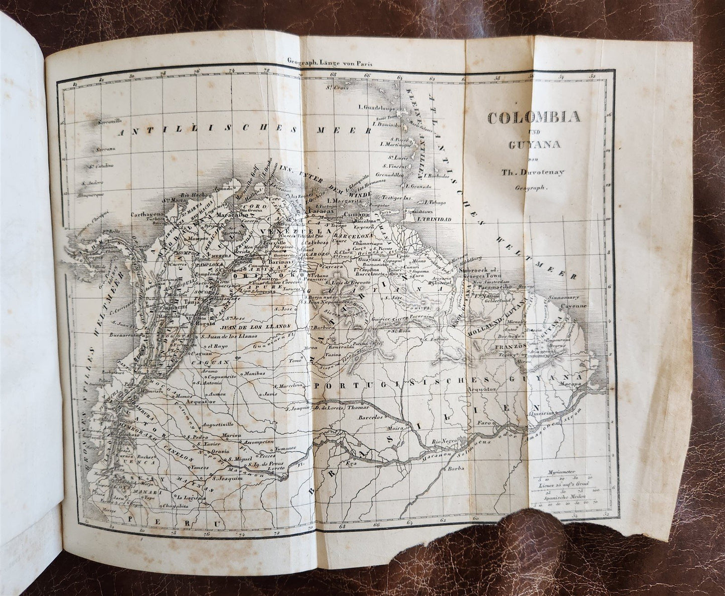 1838 BRAZIL antique ILLUSTRATED in GERMAN