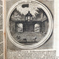 1712 METEOROLOGIA illustrated w/ 83 ENGRAVINGS antique in GERMAN VELLUM FOLIO