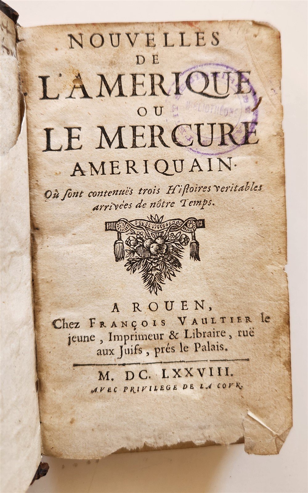 1678 PIRACY BOOK Pirate Alexandre EXQUEMALIN antique Nouvelles de l'Amerique