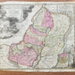 1710 PALESTINE antique MAP by J. HOMANN rare Judaea seu Palaestina