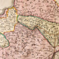 1710 PALESTINE antique MAP by J. HOMANN rare Judaea seu Palaestina