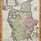 1710 DENMARK antique MAP IUTIAE Tabula Generalis by JOHANN HOMANN