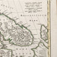 1750 antique MAP SCANDINAVIA SWEDEN DENMARK NORWAY LATVIA FINLAND JOHANN HOMANN