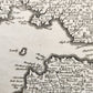 1688 antique MAP of ENGLAND & WALES by FREDERICK DE WIT antique AUTHENTIC