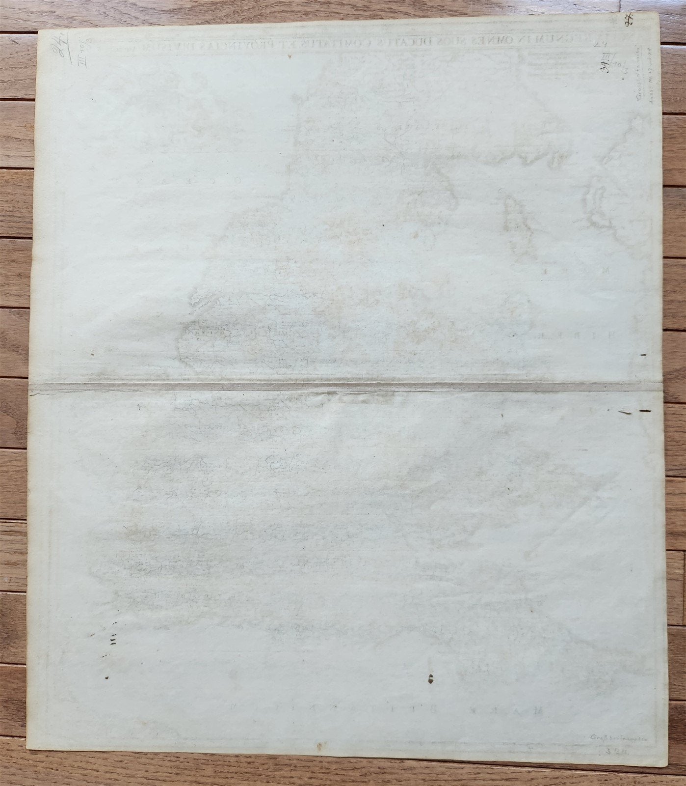 1688 antique MAP of ENGLAND & WALES by FREDERICK DE WIT antique AUTHENTIC