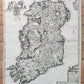 1682 antique MAP of IRELAND FREDERICK DE WIT antique AUTHENTIC REGNUM HIBERNIA