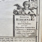 1682 antique MAP of IRELAND FREDERICK DE WIT antique AUTHENTIC REGNUM HIBERNIA