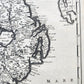 1682 antique MAP of IRELAND FREDERICK DE WIT antique AUTHENTIC REGNUM HIBERNIA