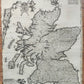 1682 antique MAP of SCOTLAND FREDERICK DE WIT antique AUTHENTIC SCOTIA REGNUM