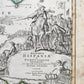 1730 SPAIN & PORTUGAL antique MAP REGNORUM HISPANIAE et PORTUGALLIAE by HOMANN