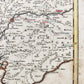 1720 PORTUGAL & BRAZIL antique MAP PORTUGALLIAE et ALGARBIAE by HOMANN