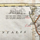 1720 PORTUGAL & BRAZIL antique MAP PORTUGALLIAE et ALGARBIAE by HOMANN