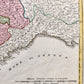 1720 ITALY antique MAP Savoy and Piedmont regions by JOHANN HOMANN AUTHENTIC