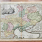 1720 UKRAINE antique MAP Ukrania Terra Cosaccorum Walachiae Moldoviae J. HOMANN