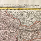 1720 NORTHERN ITALY antique MAP by JOHANN HOMANN AUTHENTIC