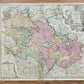 1720s GERMANY antique MAP PALATINATUS ad RHENUM by JOHANN HOMANN AUTHENTIC