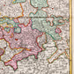 1720s GERMANY antique MAP Circulus Electorum Rheni Sive Rhenanus Inferior HOMANN