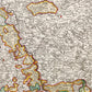 1720s GERMANY antique MAP Circulus Electorum Rheni Sive Rhenanus Inferior HOMANN