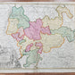 1720s GERMANY DUCATUS BRUNSUICENSIS antique MAP DUCHY of BRUNSWICK JOHANN HOMANN