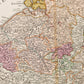 1720s LOWER GERMANY antique MAP PROVINCIAE XVII INFER. GERMANY by JOHANN HOMANN