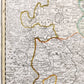 1720s THURINGIA GERMANY antique MAP by JOHANN HOMANN