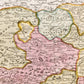 1720s THURINGIA GERMANY antique MAP by JOHANN HOMANN