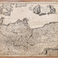 1688 GERMANY antique MAP Brandenburg and Pomerania by F. de WIT