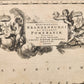 1688 GERMANY antique MAP Brandenburg and Pomerania by F. de WIT