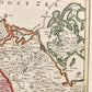 1712 GERMANY antique MAP DUCATUS MEKLENBURGICI by JOHANN HOMANN