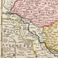 1712 GERMANY antique MAP DUCATUS MEKLENBURGICI by JOHANN HOMANN