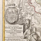 1730 HOLSTEIN GERMANY antique MAP TABULA GENERALIS HOLSATIAE by JOHANN HOMANN