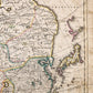 1685 MAP of ASIA antiqueAUTHENTIC Tartaria Magna Mogoli Imperium RARE