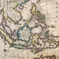 1685 MAP of ASIA antiqueAUTHENTIC Tartaria Magna Mogoli Imperium RARE