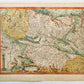 1623 ALSACE FRANCE antique MAP Gerhard Mercator - Hendricus Hondius