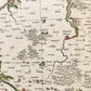 1680 DENMARK ISLAND of FUNEN antique MAP by Mose Pitt
