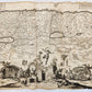 1707 LE PAS DE CANAAN antique BIBLICAL MAP