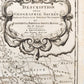 1707 DESCRIPTION DE LA GEOGRAPHIE SACREE antique BIBLICAL MAP