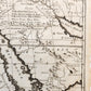 1707 DESCRIPTION DE LA GEOGRAPHIE SACREE antique BIBLICAL MAP