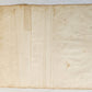 1707 BIBLICAL MAP of HOLY LAND Divided according to12 Tribes of Israel antique