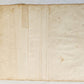 1707 BIBLICAL MAP of HOLY LAND Divided according to12 Tribes of Israel antique