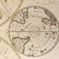 1746 WORLD MAP antique PLANIGLOBII TERRESTRIS MAPPE MONDE by HEIRS of HOMANN