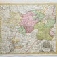 1730s PRINCIPATUS ISENACENSIS GERMANY antique MAP by JOHANN HOMANN