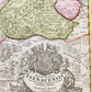 1730s PRINCIPATUS ISENACENSIS GERMANY antique MAP by JOHANN HOMANN